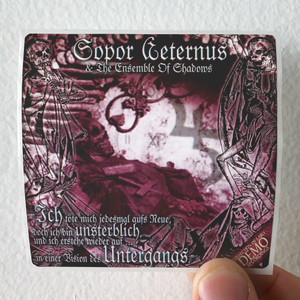 Sopor Aeternus and The Ensemble of Shadows Ich Tte Mich Jedesmal Aufs Neue Doch Ich Bin Unsterblich Und Album Cover Sticker Sopor Aeternus and The Ensemble of Shadows Ich Tte Mich Jedesmal Aufs Neue Doch Ich Bin Unsterblich Und Album Cover Sticker