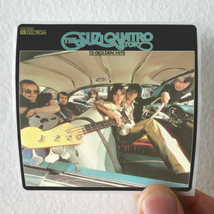 Suzi Quatro The Suzi Quatro Story 12 Golden Hits Album Cover Sticker Suzi Quatro The Suzi Quatro Story 12 Golden Hits Album Cover Sticker