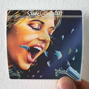 Suzi Quatro Greatest Hits Album Cover Sticker