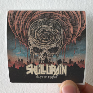 Skulldrain Hatred Rising Album Cover Sticker