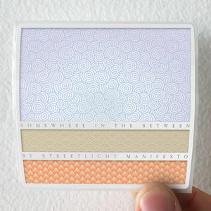 Streetlight Manifesto Somewhere In The Between Album Cover Sticker Streetlight Manifesto Somewhere In The Between Album Cover Sticker