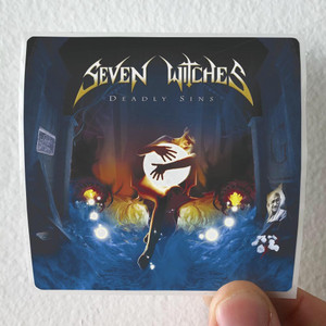 Seven Witches Deadly Sins Album Cover Sticker Seven Witches Deadly Sins Album Cover Sticker