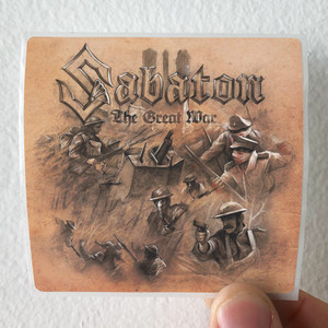 Sabaton The Great War 2 Album Cover Sticker