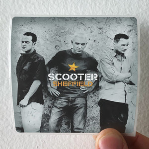Scooter Sheffield Album Cover Sticker