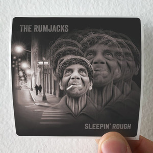 The Rumjacks Sleepin Rough Album Cover Sticker The Rumjacks Sleepin Rough Album Cover Sticker