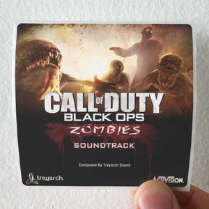 Treyarch Sound Call Of Duty Black Ops Zombies Album Cover Sticker