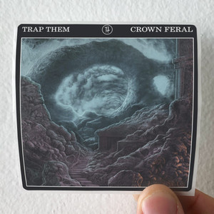 Trap Them Crown Feral Album Cover Sticker