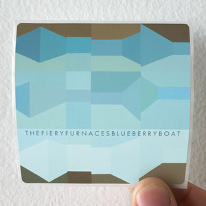 The Fiery Furnaces Blueberry Boat Album Cover Sticker The Fiery Furnaces Blueberry Boat Album Cover Sticker