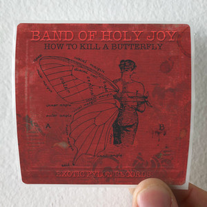 The Band of Holy Joy How To Kill A Butterfly Album Cover Sticker The Band of Holy Joy How To Kill A Butterfly Album Cover Sticker