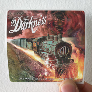 The Darkness One Way Ticket To Hell And Back Album Cover Sticker