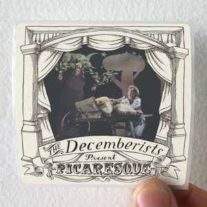 The Decemberists Picaresque Album Cover Sticker The Decemberists Picaresque Album Cover Sticker