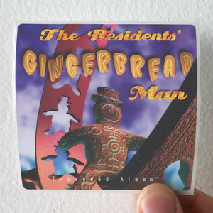 The Residents Gingerbread Man Album Cover Sticker The Residents Gingerbread Man Album Cover Sticker