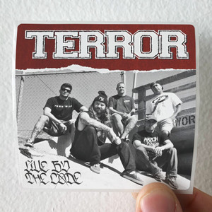 Terror Live By The Code Album Cover Sticker Terror Live By The Code Album Cover Sticker