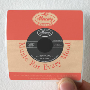 The Platters Twilight Time Out Of My Mind Album Cover Sticker The Platters Twilight Time Out Of My Mind Album Cover Sticker
