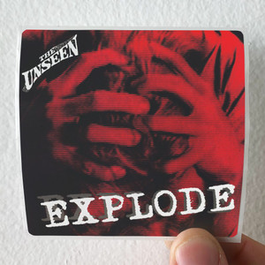 The Unseen Explode Album Cover Sticker The Unseen Explode Album Cover Sticker