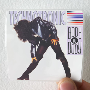 Technotronic Body To Body Album Cover Sticker