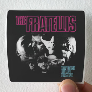 The Fratellis Half Drunk Under A Full Moon Album Cover Sticker