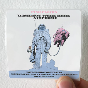 The London Orion Orchestra Pink Floyds Wish You Were Here Symphonic Album Cover Sticker