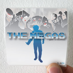 The Megas Get Acoustic Album Cover Sticker The Megas Get Acoustic Album Cover Sticker