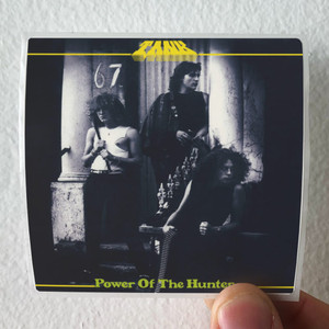 Tank Power Of The Hunter Album Cover Sticker