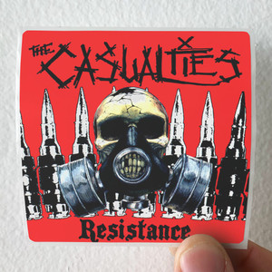 The Casualties Resistance Album Cover Sticker The Casualties Resistance Album Cover Sticker