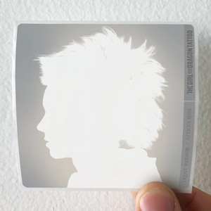 Trent Reznor The Girl With The Dragon Tattoo Album Cover Sticker Trent Reznor The Girl With The Dragon Tattoo Album Cover Sticker