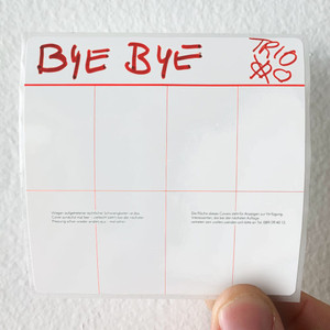 Trio Bye Bye 3 Album Cover Sticker
