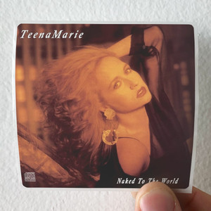 Teena Marie Naked To The World Album Cover Sticker Teena Marie Naked To The World Album Cover Sticker