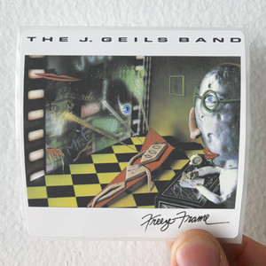 The J Geils Band Freeze Frame 1 Album Cover Sticker