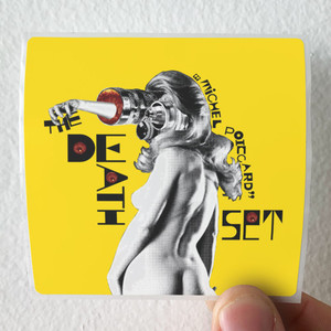 The Death Set Michel Poiccard Album Cover Sticker The Death Set Michel Poiccard Album Cover Sticker