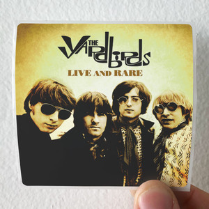 The Yardbirds Live And Rare Album Cover Sticker