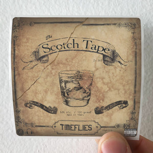 Timeflies The Scotch Tape Album Cover Sticker Timeflies The Scotch Tape Album Cover Sticker