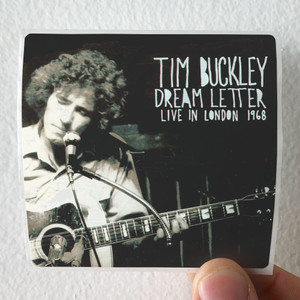 Tim Buckley Dream Letter Live In London 1968 Album Cover Sticker Tim Buckley Dream Letter Live In London 1968 Album Cover Sticker