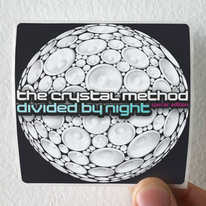 The Crystal Method Divided By Night Album Cover Sticker The Crystal Method Divided By Night Album Cover Sticker