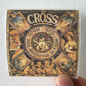 The Cross Mad Bad And Dangerous To Know Album Cover T-Shirt Black