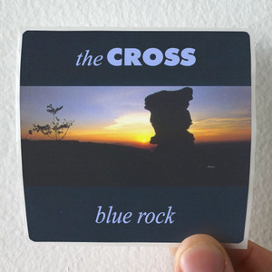 The Cross Blue Rock Album Cover Sticker