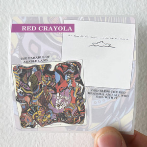 The Red Krayola The Parable Of Arable Land God Bless The Red Krayola And Al Album Cover Sticker
