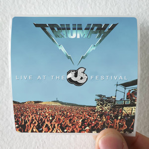 Triumph Live At The Us Festival Album Cover Sticker Triumph Live At The Us Festival Album Cover Sticker