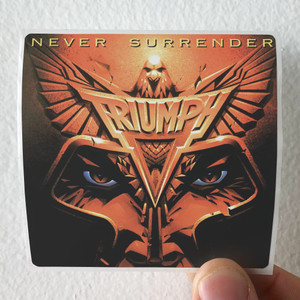 Triumph Never Surrender Album Cover Sticker