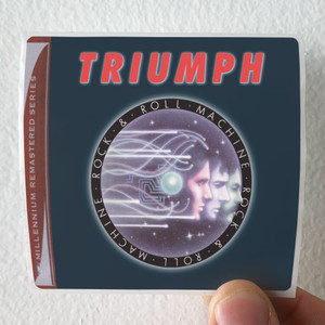 Triumph Rock Roll Machine 4 Album Cover Sticker