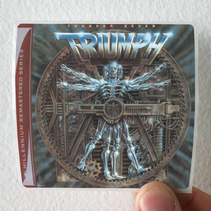 Triumph Thunder Seven Album Cover Sticker Triumph Thunder Seven Album Cover Sticker