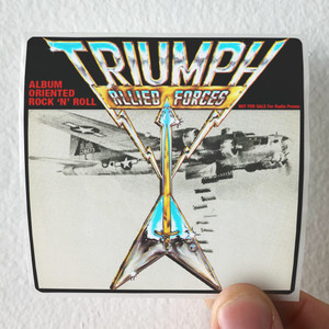 Triumph Album Oriented Rock N Roll Allied Forces Album Cover Sticker Triumph Album Oriented Rock N Roll Allied Forces Album Cover Sticker