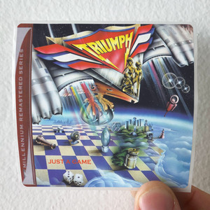 Triumph Just A Game Album Cover Sticker
