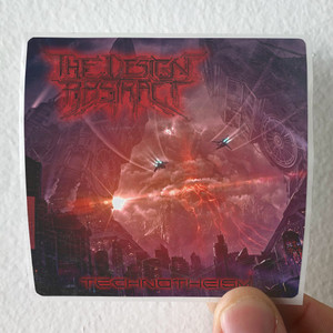 The Design Abstract Technotheism Album Cover Sticker The Design Abstract Technotheism Album Cover Sticker