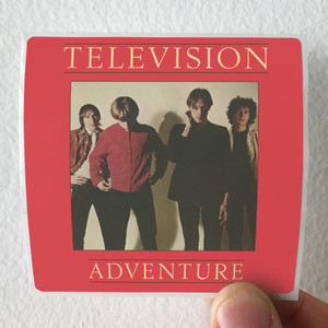 Television Adventure Album Cover Sticker Television Adventure Album Cover Sticker