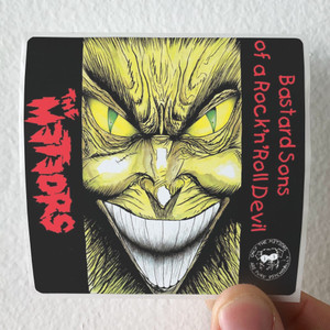The Meteors Bastard Sons Of A Rock N Roll Devil Album Cover Sticker The Meteors Bastard Sons Of A Rock N Roll Devil Album Cover Sticker