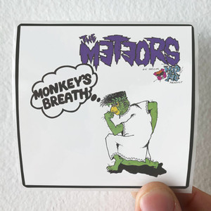The Meteors Monkeys Breath Album Cover Sticker