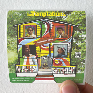 The Temptations Psychedelic Shack Album Cover Sticker The Temptations Psychedelic Shack Album Cover Sticker