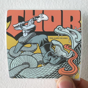 Thor Thor Against The World Album Cover Sticker