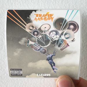 Travie McCoy Lazarus Album Cover Sticker Travie McCoy Lazarus Album Cover Sticker